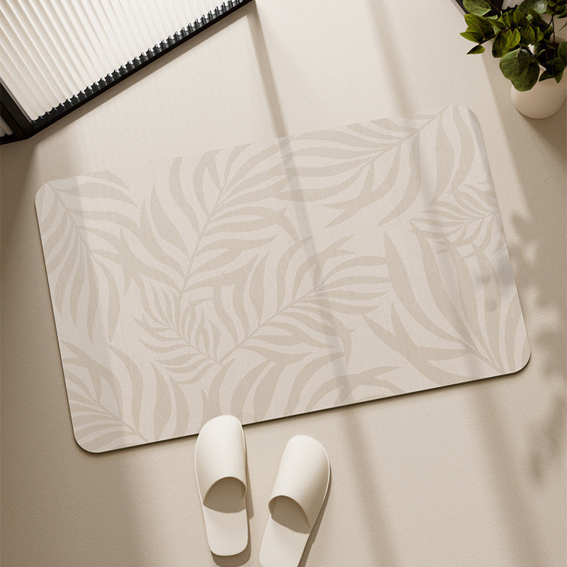 Soft Touch Nature-Themed Bath Mat