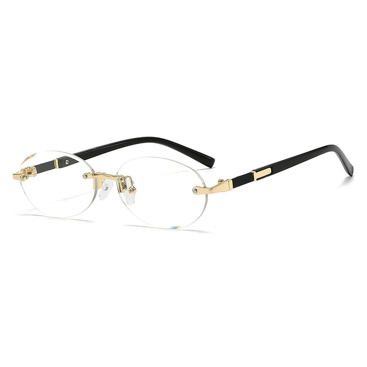 Women’s fashionable oval sunglasses with trendy metal frame Kalsten