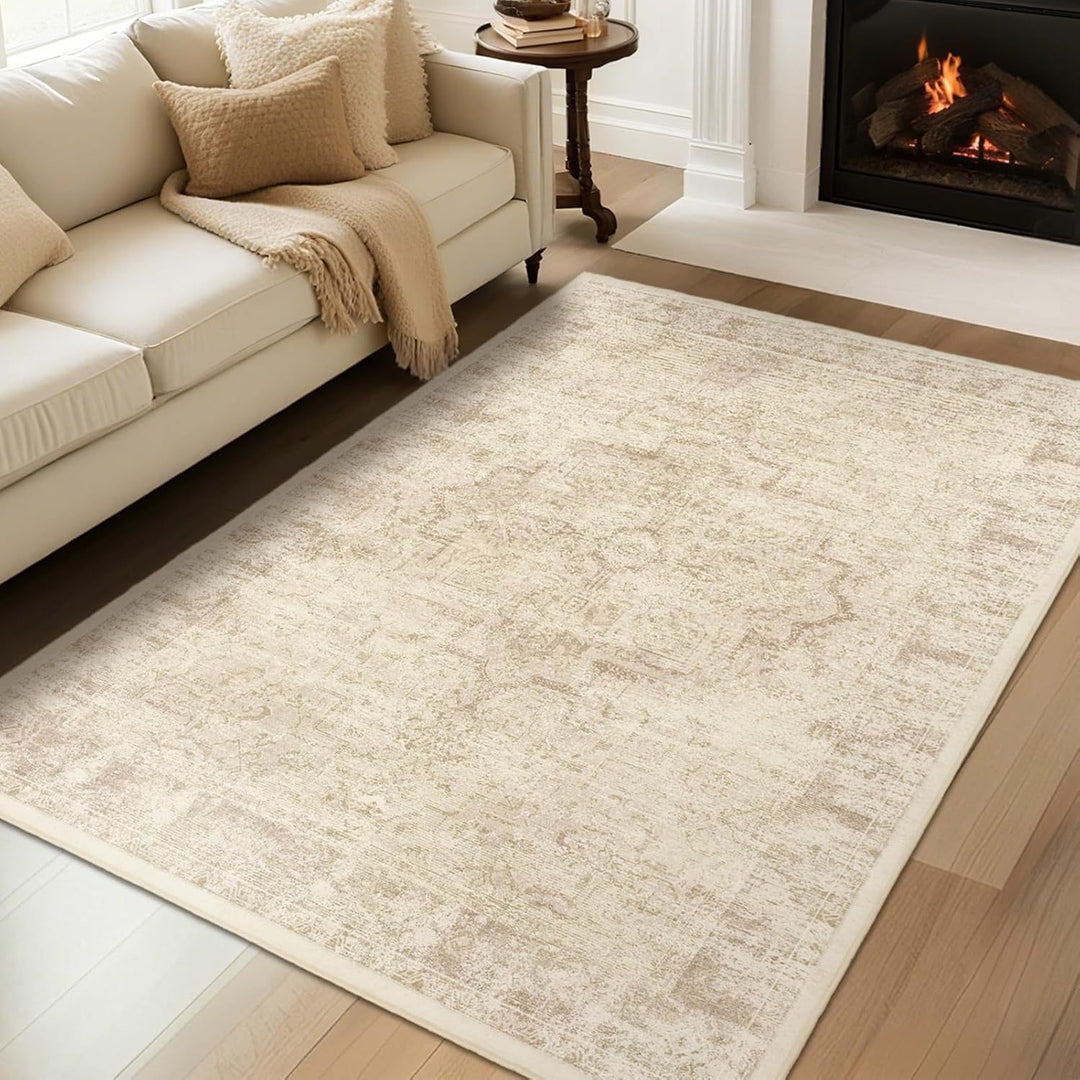 Elegant Vintage-Style Area Rug