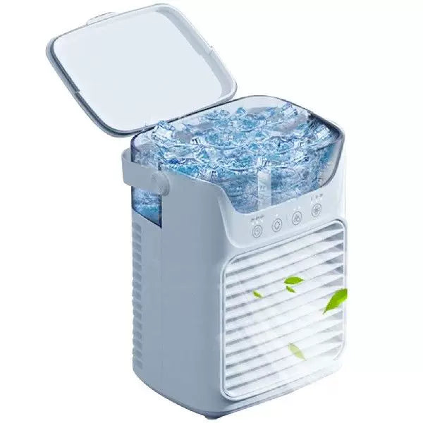 Unisex One Size Compact Portable Evaporative Micro Air Cooler with Removable Ice Container More Speeds Whisper-Quiet Fan and Adjustable Directional Louvers Kalsten