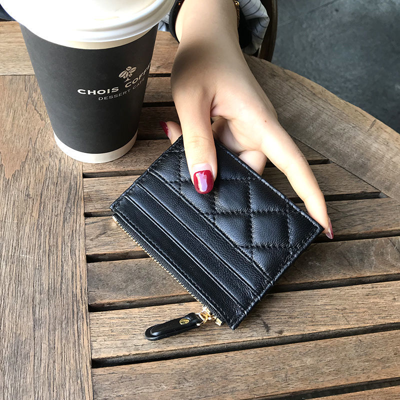 Quilted Leather Cardholder