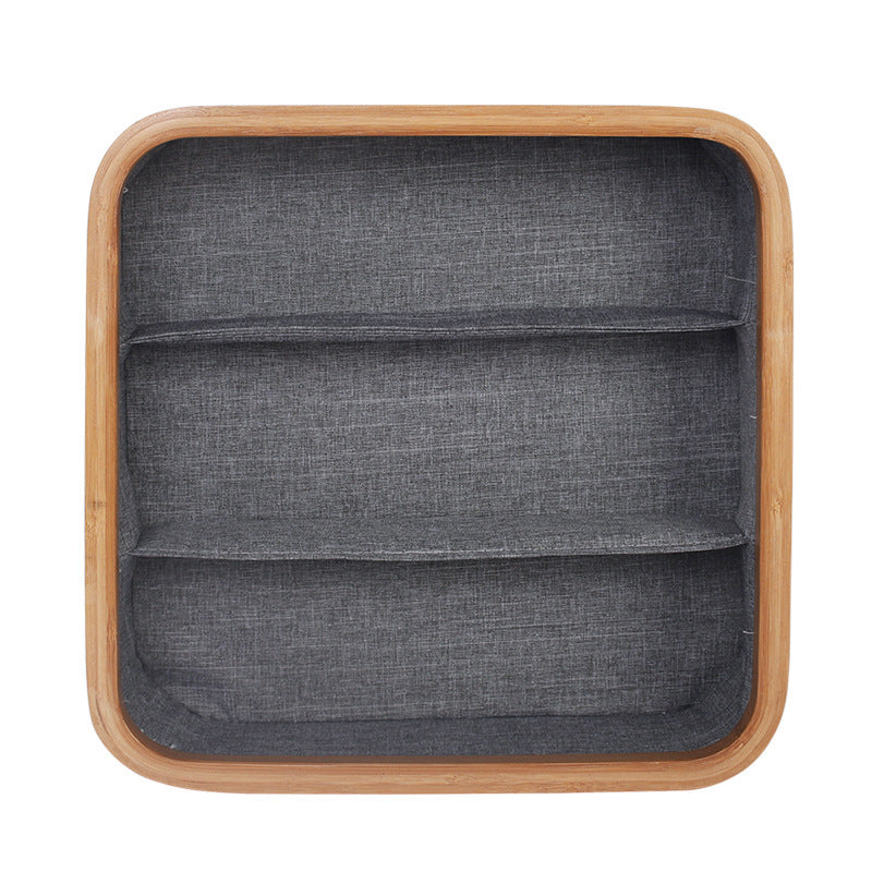 Practical laundry basket with lid Kalsten