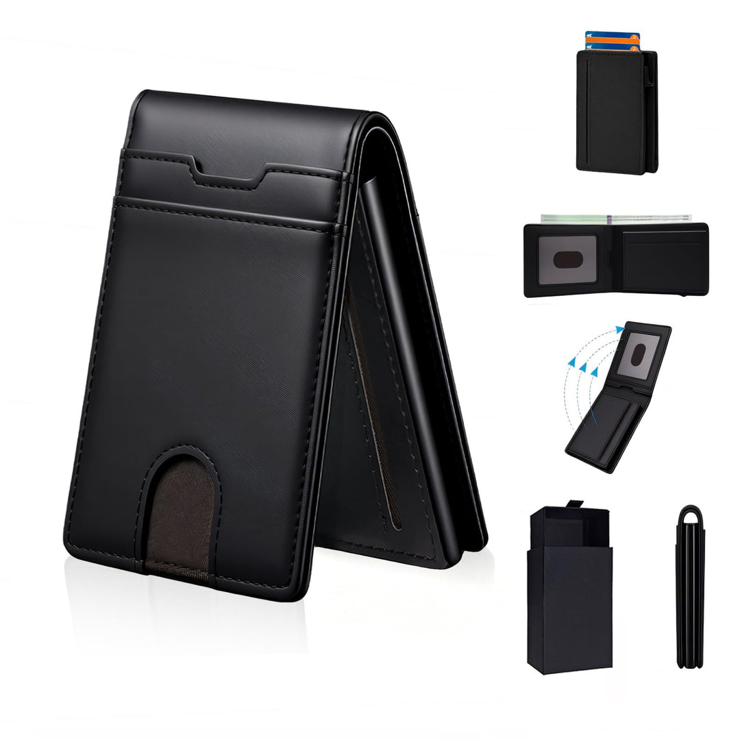 Minimalist RFID-Blocking Leather Cardholder Kalsten