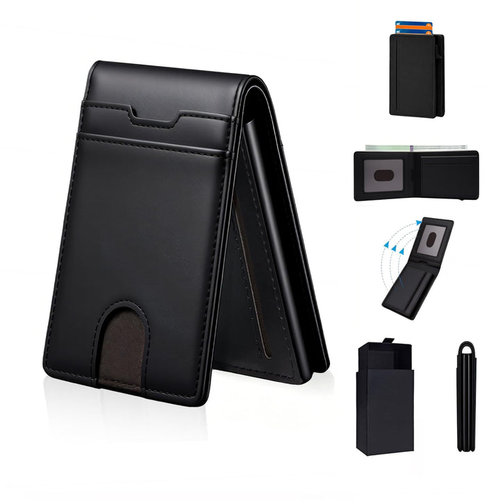Minimalist RFID-Blocking Leather Cardholder Kalsten