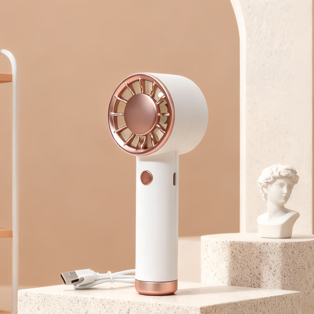 Portable USB Hand Fan with Stylish Design and Variable Speed Control Kalsten