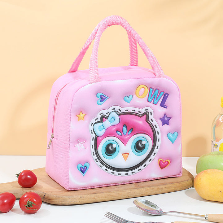 Cute Penguin-Themed Insulated Lunch Tote