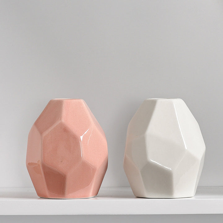 Geometric Modern Ceramic Vase Kalsten