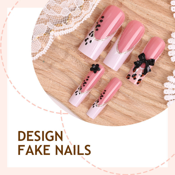 Nail art set with creative bows and animal designs Kalsten