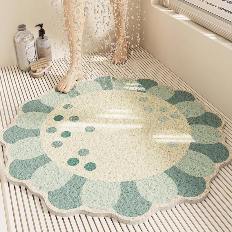 Floral Shaped Bath Mat Kalsten