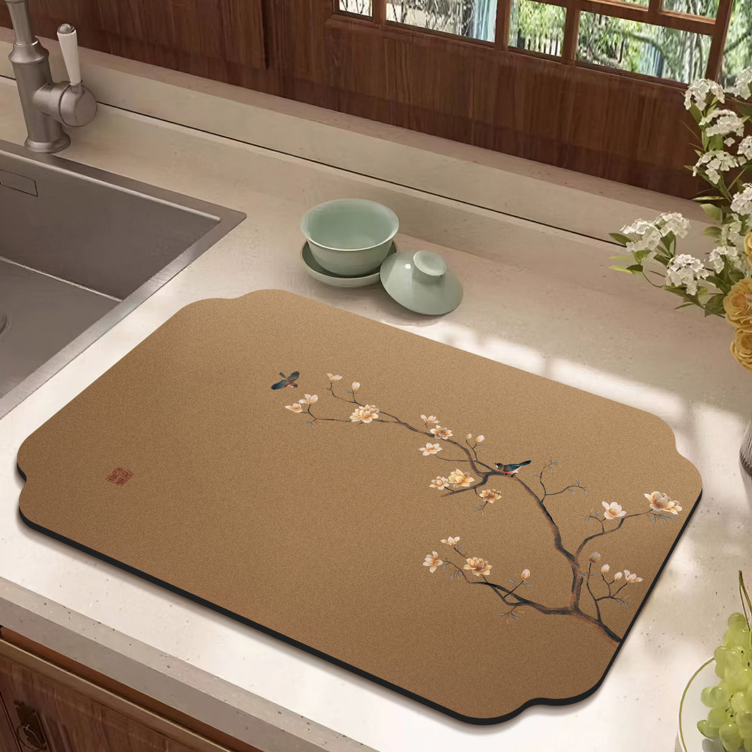 Floral Kitchen Comfort Mat