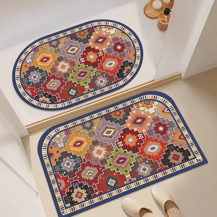 Decorative Floral Entryway Mat Kalsten