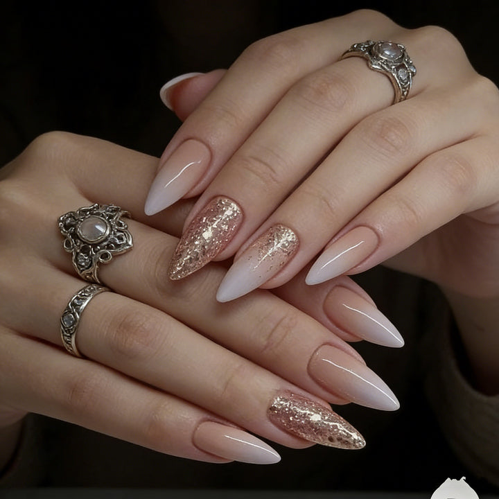 Chic Glamorous Press-On Nail Set