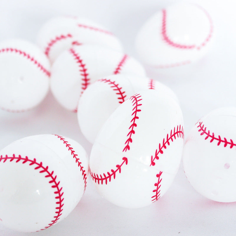 Decorative Baseball-Themed Easter Eggs Kalsten