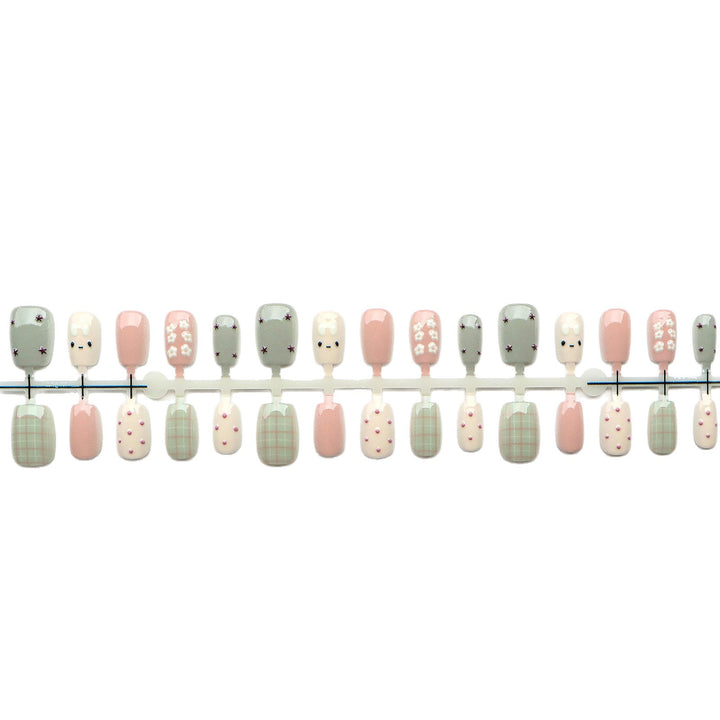 Creative Themed Press-On Nail Art Set Kalsten