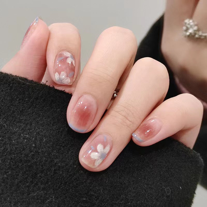 Artistic Floral Nail Art Press-On Nails Kalsten