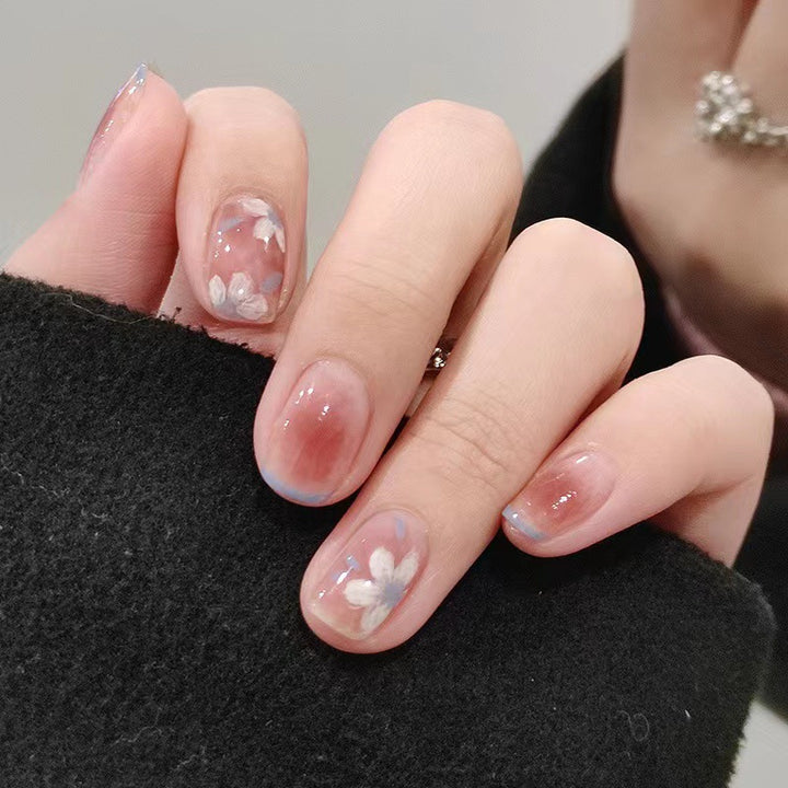 Artistic Floral Nail Art Press-On Nails Kalsten