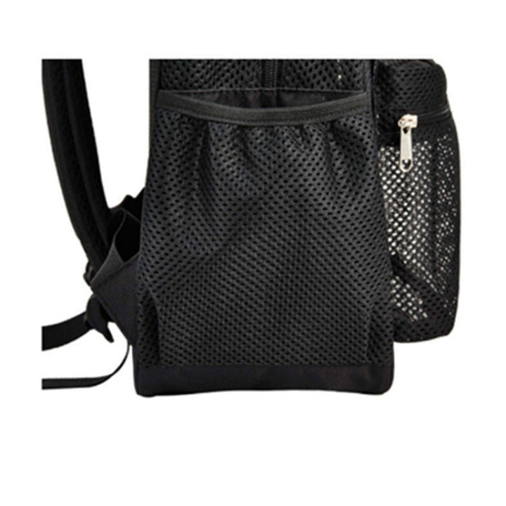 Breathable school backpack with multifunctional exterior pockets Kalsten