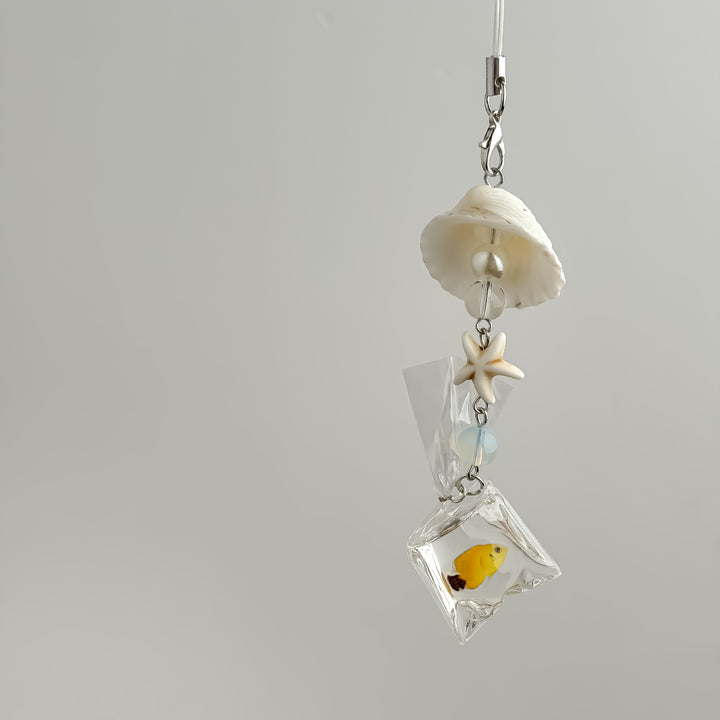 Decorative Sea-Inspired Charm Keychain Kalsten