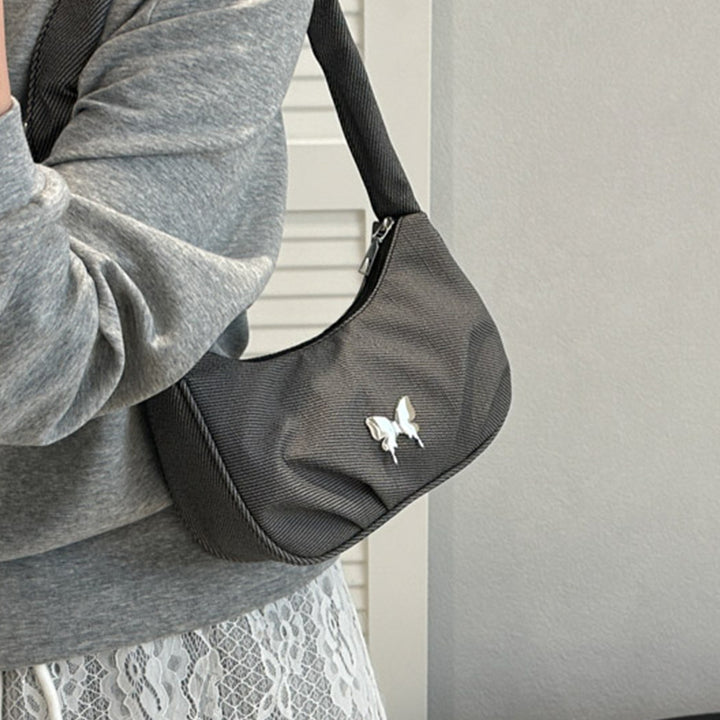 Elegant Textile Mini Shoulder Bag
