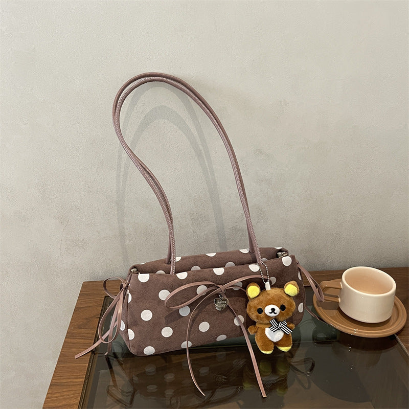 Playful Polka Dot Shoulder Bag