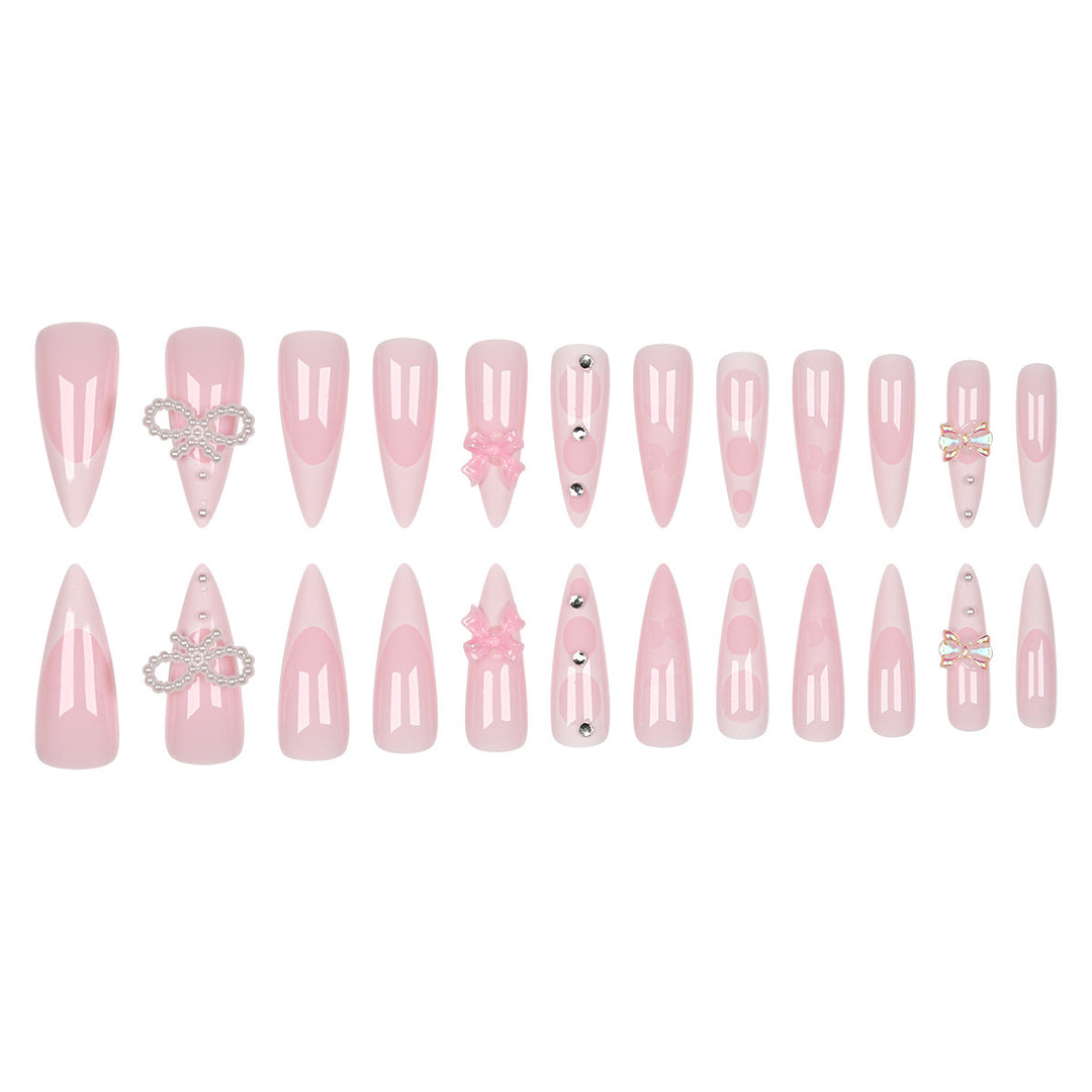 Decorative Stiletto Press-On Nail Art Set Kalsten