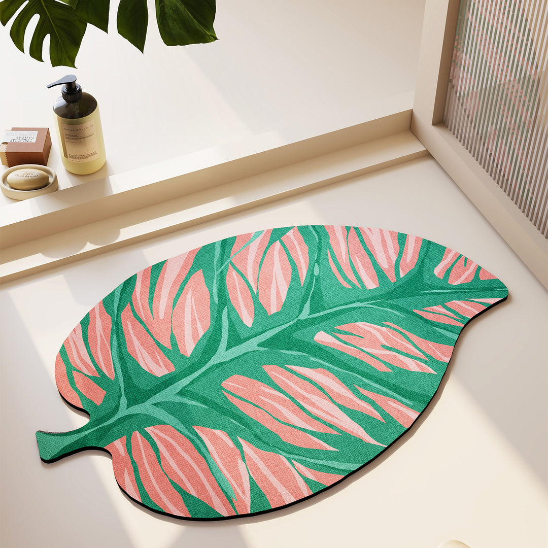 Playful Cartoon Animal Bath Mat