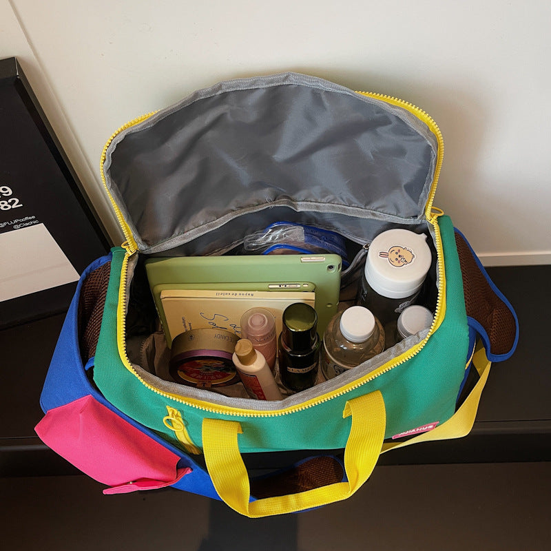 Colorful Multi-Pocket Active Travel Duffle Bag Kalsten