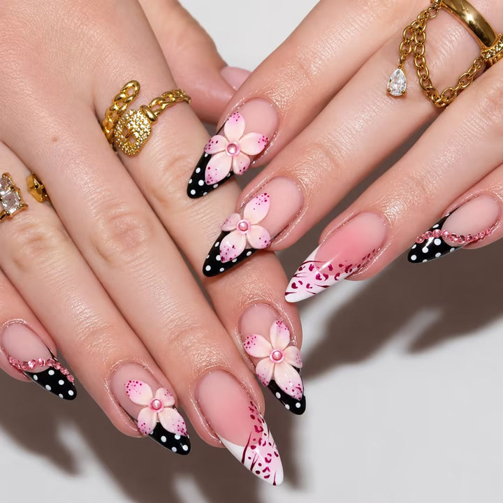 Premium Nail Stickers with Floral Patterns Kalsten
