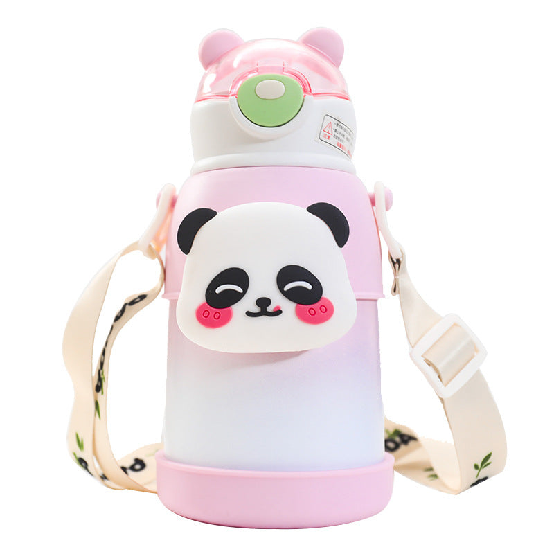 Ladies Insulated Water Bottle with Colorful Rabbit Design Kalsten