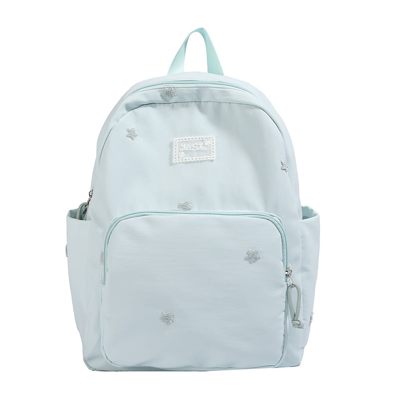 Embroidered Lightweight Casual Backpack Kalsten