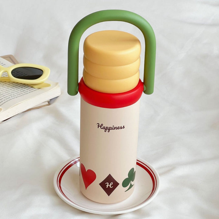 Women Practical Drinking Bottle with Stylish Lid Kalsten