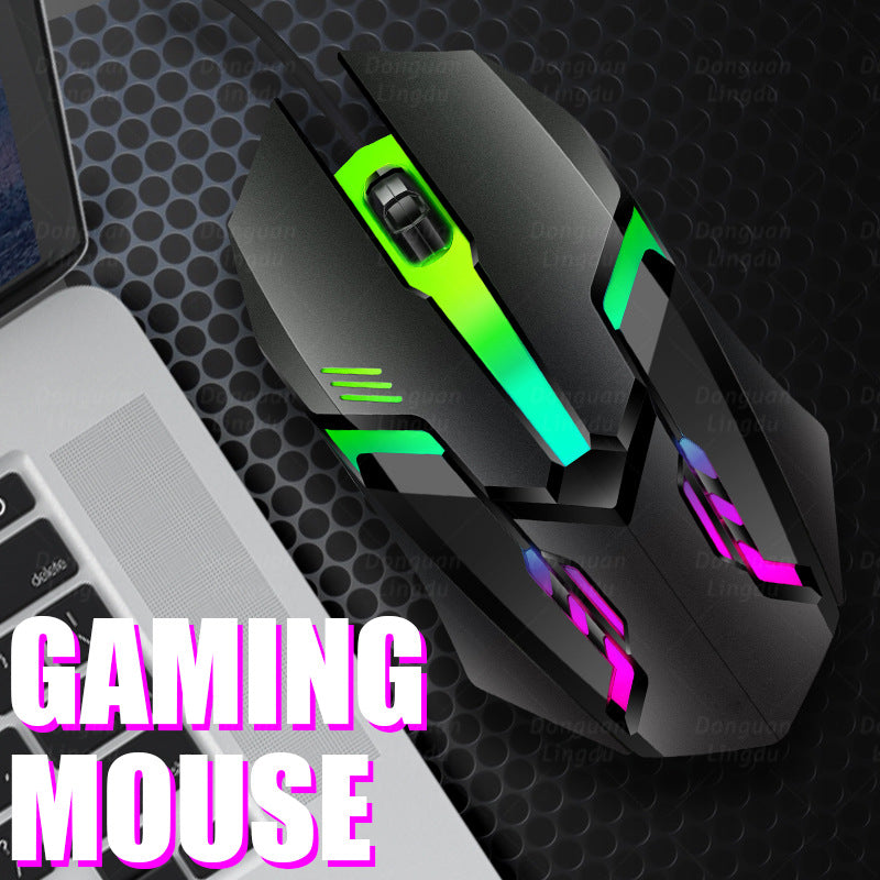 Men's High-Precision Ergonomic Gaming Mouse with RGB Lighting Kalsten