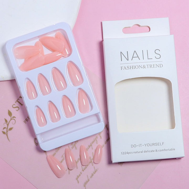 Natural Finish Press-On Nail Set Kalsten