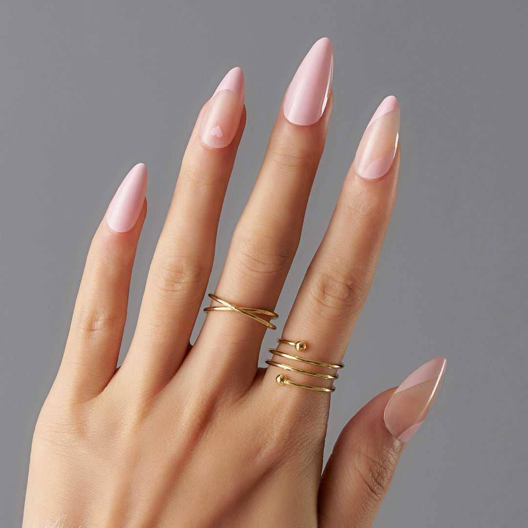 Artificial nail set with elegant French tips Kalsten