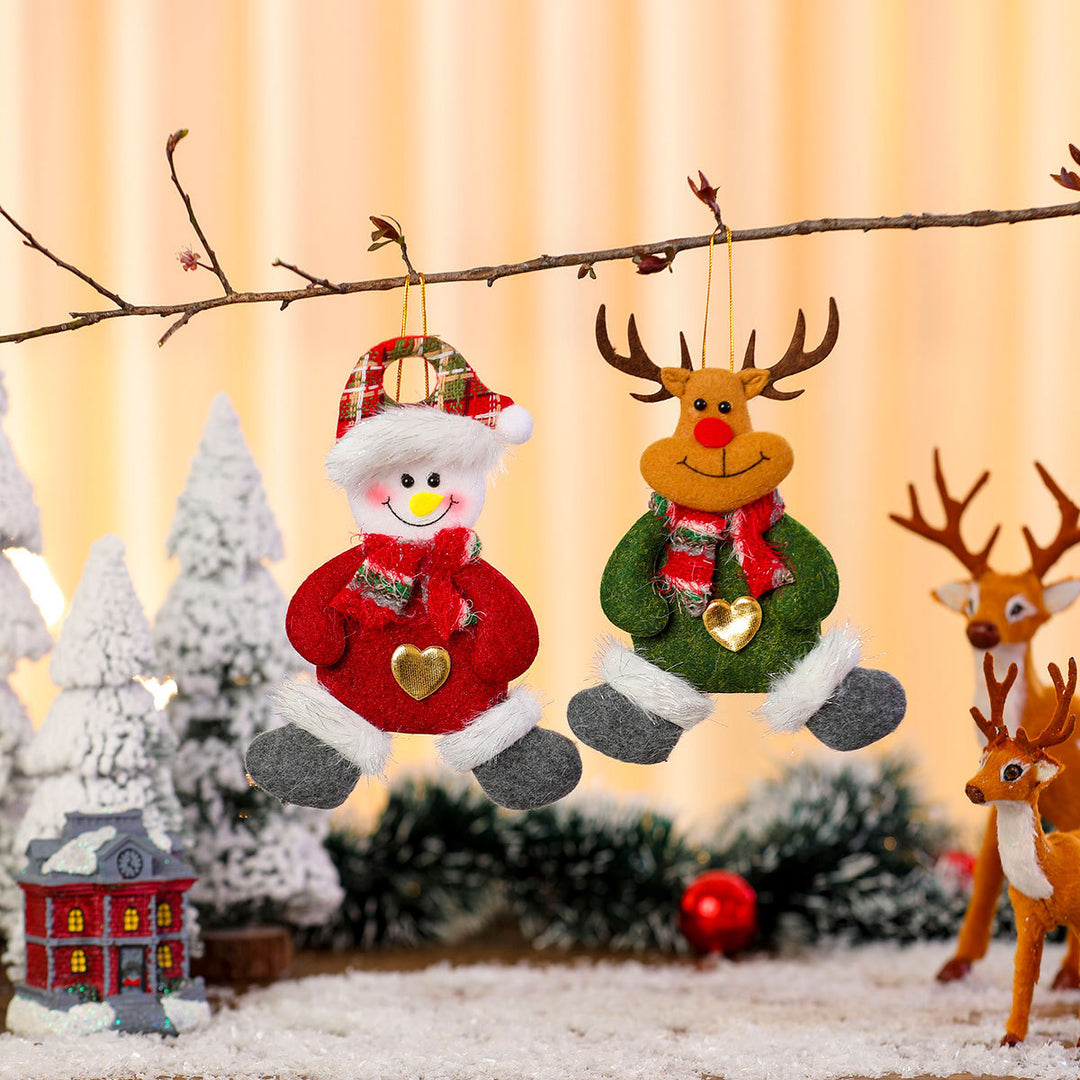 Decorative Plush Santa Ornament Kalsten