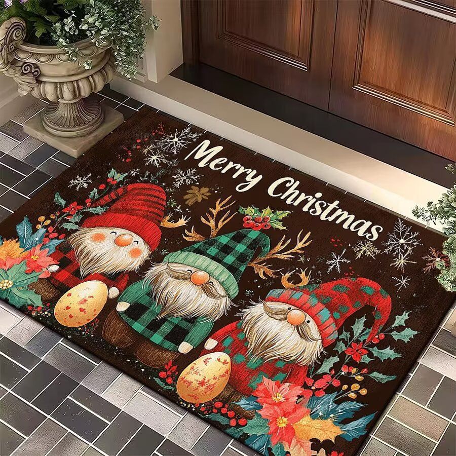 Festive Winter-Themed Entrance Mat Kalsten