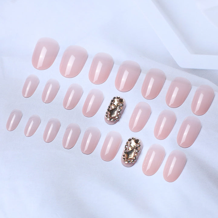 Crystal-Embellished Press-On Nails