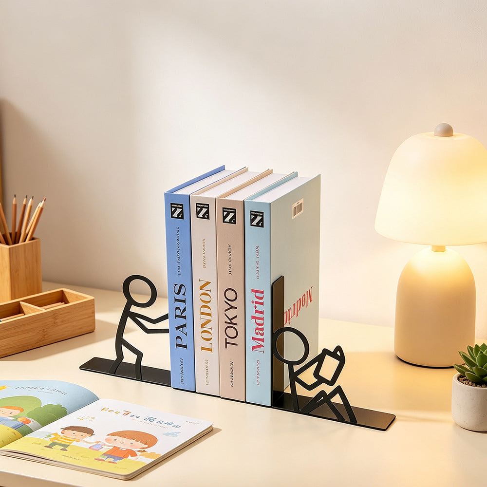 Creative Stick Figure Decorative Bookends