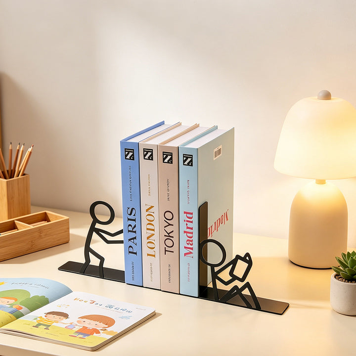 Creative Stick Figure Decorative Bookends