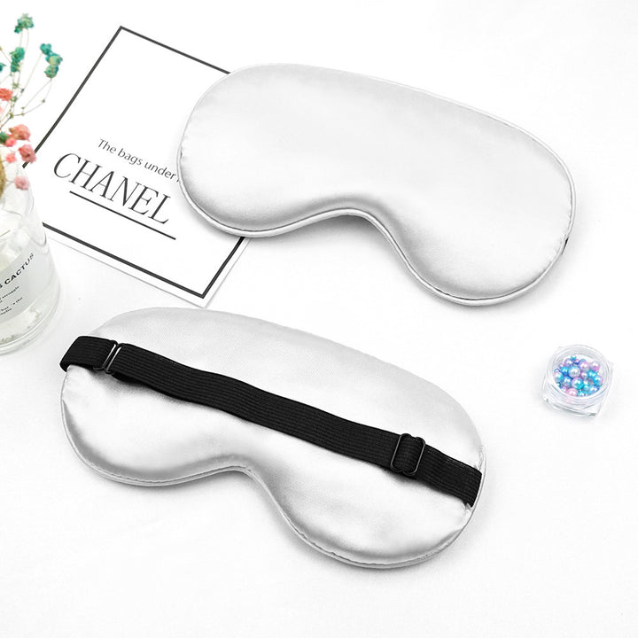 Unisex nan luxurious satin sleep mask with anatomical contour and adjustable elastic band Kalsten