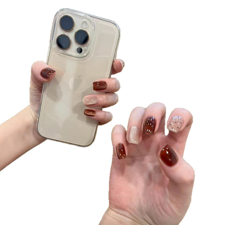 Trendy Glossy Press-On Nail Set