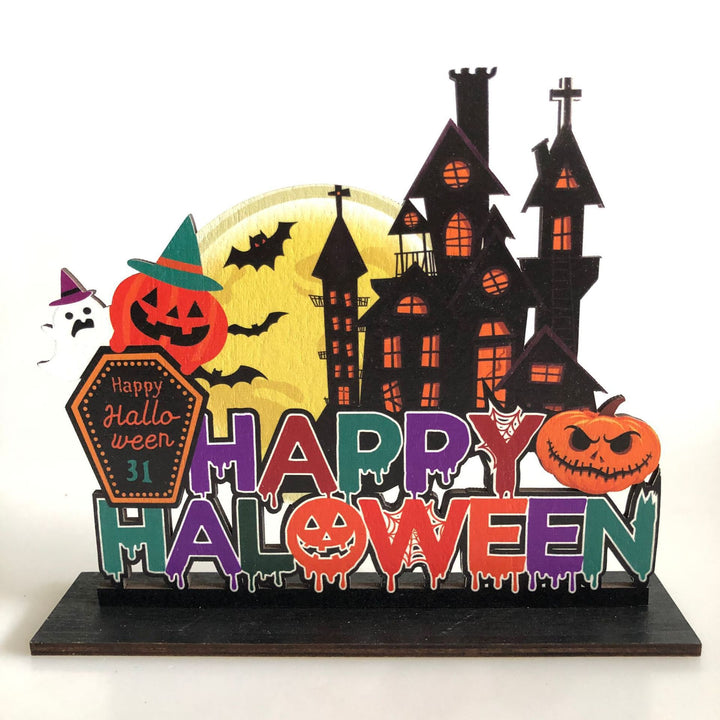 Halloween-Themed Decorative Table Centerpiece