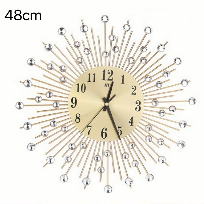 Decorative Sunburst Wall Clock Kalsten