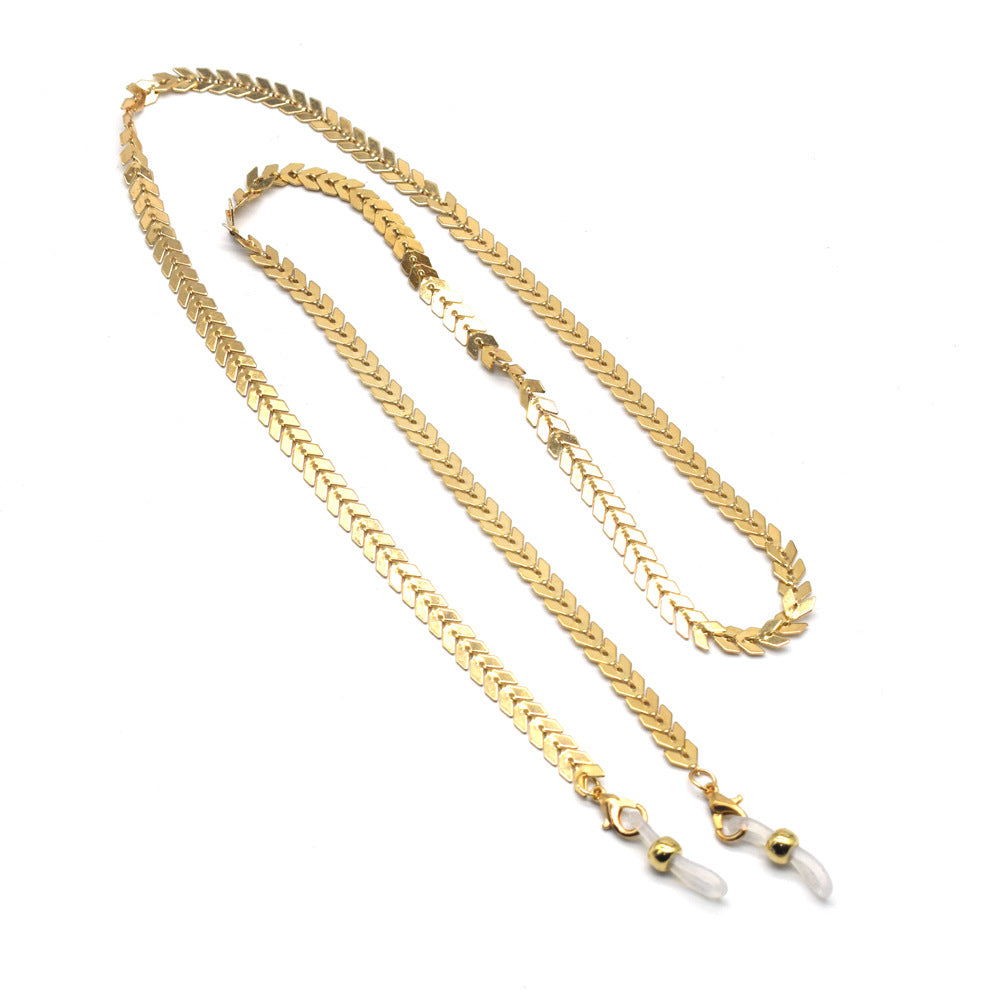 Adjustable Silver Eyewear Chain Kalsten