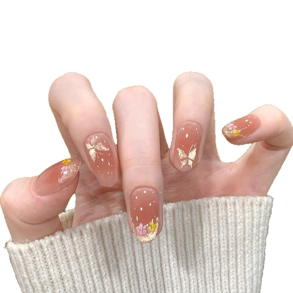 Floral Butterfly Nail Art Extensions