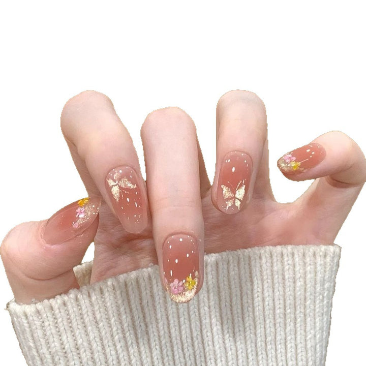 Floral Butterfly Nail Art Extensions