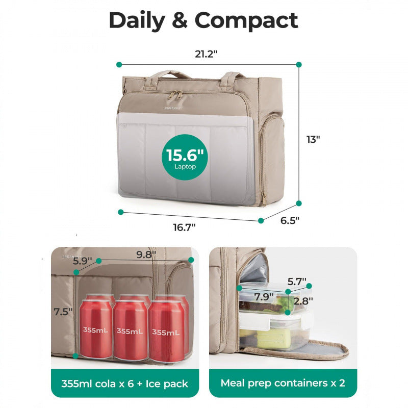 Versatile cooler bag with intelligent organization system Kalsten