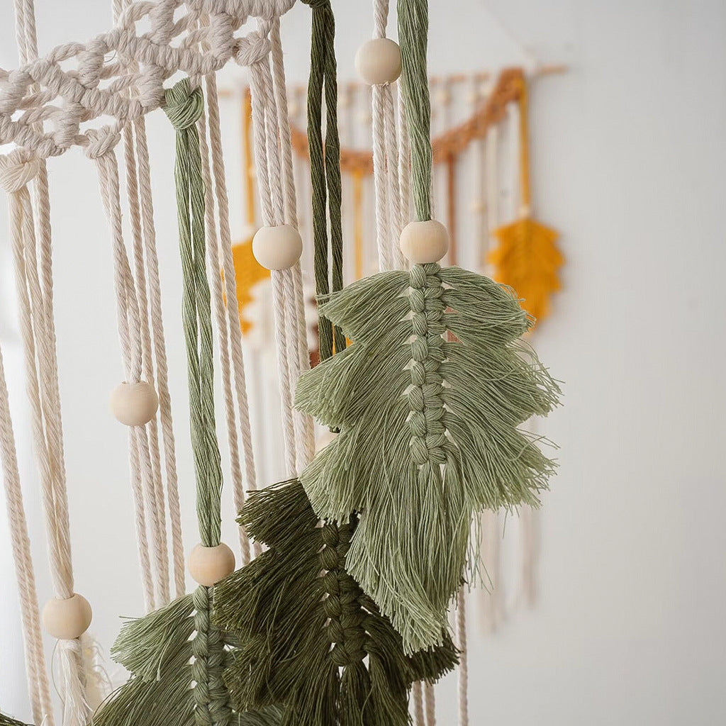 Bohemian Macramé Leaf Wall Hanging Kalsten