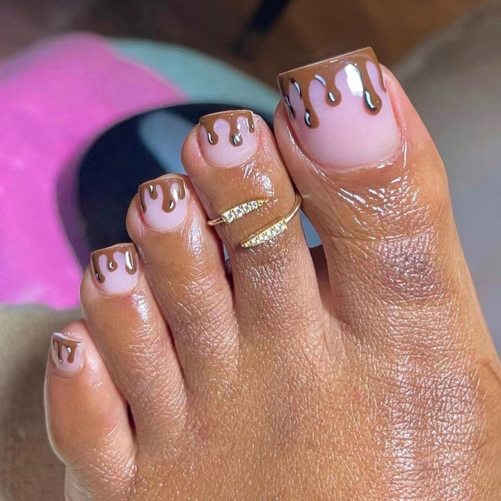 Creative Ice Cream Cup Design Artificial Nails Kalsten