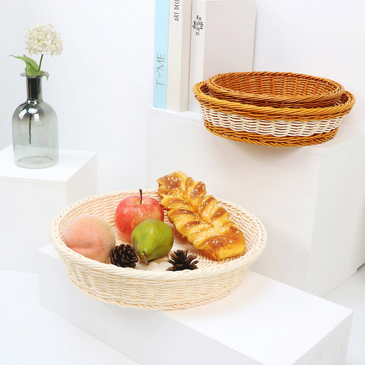 Decorative fruit basket made of handcrafted material Kalsten
